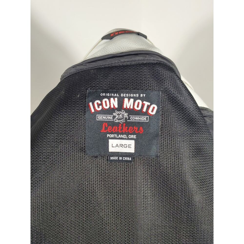 Suzuki ICON Motorbike Riding Jacket Motorcycle Leather Racing Jacket All Sizes - Picture 9 of 10